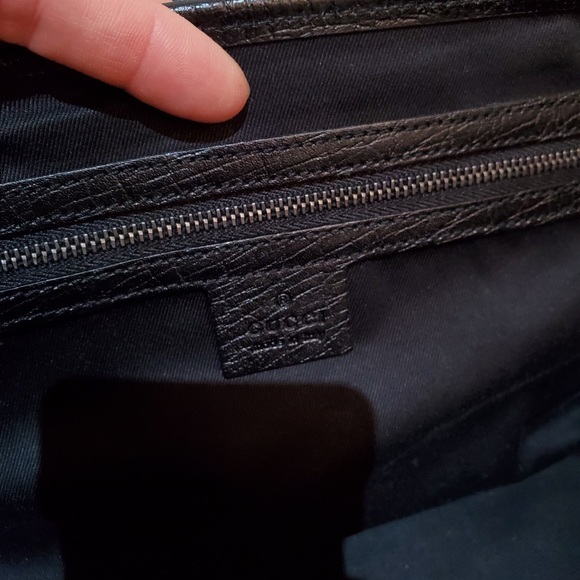 Authentic Gucci GG Canvas Bamboo Bullet Bag - Picture 2 of 6